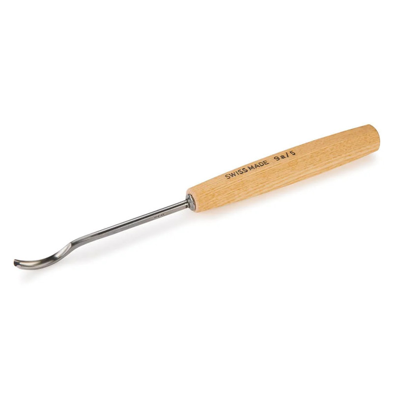 Spoon Gouge - Types:Full Size - Sweep:Number 9 - Size:5 mm